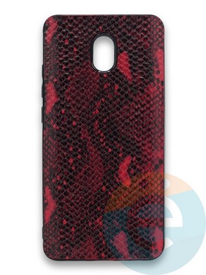 Накладка силиконовая Pitone для Xiaomi Redmi 8A бордовая - фото 36242