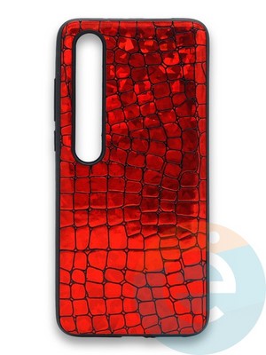 Накладка силиконовая Fantastic Skin блестящая для Xiaomi Mi 10 красная - фото 36258