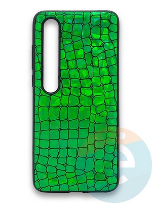 Накладка силиконовая Fantastic Skin блестящая для Xiaomi Mi 10 зеленая - фото 36264