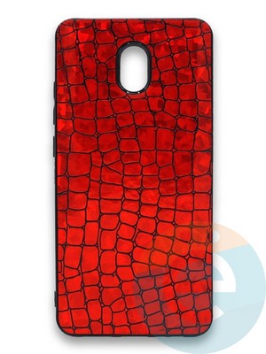 Накладка силиконовая Fantastic Skin блестящая для Xiaomi Redmi 8A красная - фото 36265