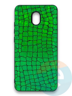 Накладка силиконовая Fantastic Skin блестящая для Xiaomi Redmi 8A зеленая - фото 36272