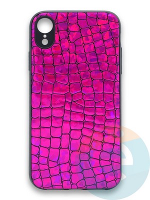 Накладка силиконовая Fantastic Skin блестящая для Huawei P40 фиолетовая - фото 36310