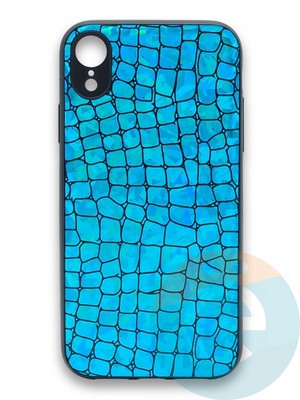 Накладка силиконовая Fantastic Skin блестящая для Huawei P40 бирюзовая - фото 36314