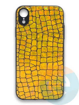 Накладка силиконовая Fantastic Skin блестящая для Huawei P40 золотистая - фото 36315
