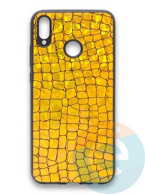 Накладка силиконовая Fantastic Skin блестящая для Huawei Honor 8X золотистая - фото 36385