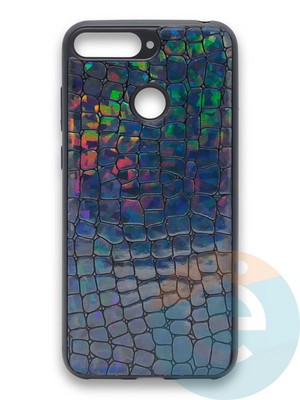 Накладка силиконовая Fantastic Skin блестящая для Huawei Y6 Prime 2018/Honor 7A Pro черная - фото 36397