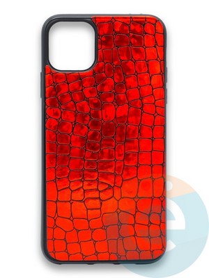 Накладка силиконовая Fantastic Skin блестящая для Apple iPhone 11 Pro красная - фото 36416
