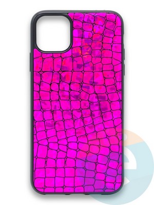 Накладка силиконовая Fantastic Skin блестящая для Apple iPhone 11 Pro фиолетовая - фото 36417
