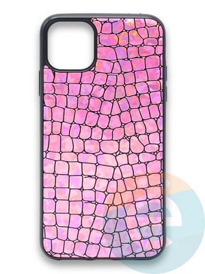 Накладка силиконовая Fantastic Skin блестящая для Apple iPhone 11 Pro розовая - фото 36420