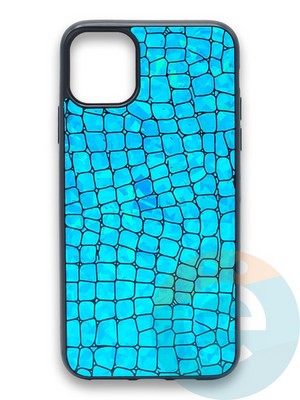 Накладка силиконовая Fantastic Skin блестящая для Apple iPhone 11 Pro бирюзовая - фото 36421