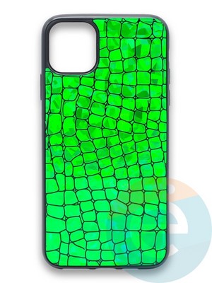 Накладка силиконовая Fantastic Skin блестящая для Apple iPhone 11 Pro зеленая - фото 36423