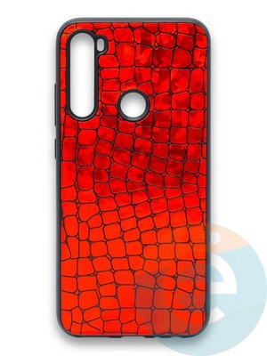 Накладка силиконовая Fantastic Skin блестящая для Xiaomi Redmi Note 8 красная - фото 36459