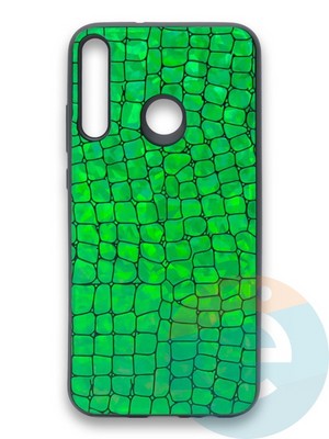 Накладка силиконовая Fantastic Skin блестящая для Huawei Y7P/P40 Lite E 2020 зеленая - фото 36520