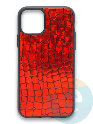 Накладка силиконовая Fantastic Skin блестящая для Apple iPhone 11 Pro Max краная - фото 36522