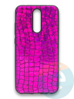 Накладка силиконовая Fantastic Skin блестящая для Xiaomi Redmi 8 синяя - фото 36532