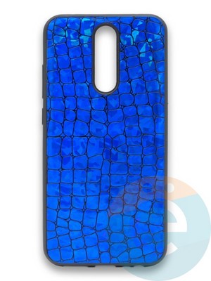 Накладка силиконовая Fantastic Skin блестящая для Xiaomi Redmi 8 фиолетовая - фото 36533