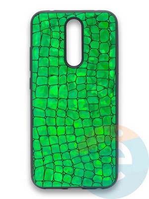 Накладка силиконовая Fantastic Skin блестящая для Xiaomi Redmi 8 зеленая - фото 36538