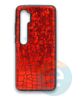 Накладка силиконовая Fantastic Skin блестящая для Xiaomi Mi Note 10 красная - фото 36540
