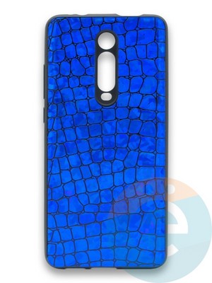 Накладка силиконовая Fantastic Skin блестящая для Xiaomi Mi 9/Mi 9T/K20/K20 Pro синяя - фото 36551