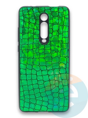 Накладка силиконовая Fantastic Skin блестящая для Xiaomi Mi 9/Mi 9T/K20/K20 Pro зеленая - фото 36556