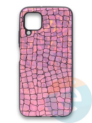 Накладка силиконовая Fantastic Skin блестящая для Huawei Nova 6SE/P40 Lite/Nova 7i розовая - фото 36571