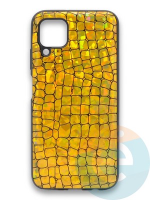 Накладка силиконовая Fantastic Skin блестящая для Huawei Nova 6SE/P40 Lite/Nova 7i золотистая - фото 36573