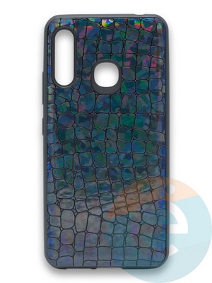 Накладка силиконовая Fantastic Skin блестящая для Samsung Galaxy A70E черная - фото 36620