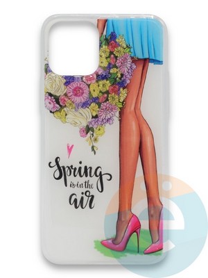 Накладка силиконовая Girl Style для Apple Iphone 11 Pro Spring Air - фото 37059