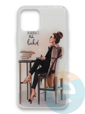Накладка силиконовая Girl Style для Apple Iphone 11 Pro All Booked - фото 37060