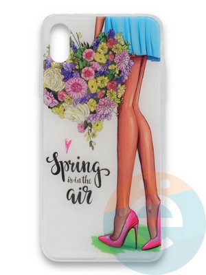 Накладка силиконовая Girl Style для Apple Iphone Xr Spring Air - фото 37087
