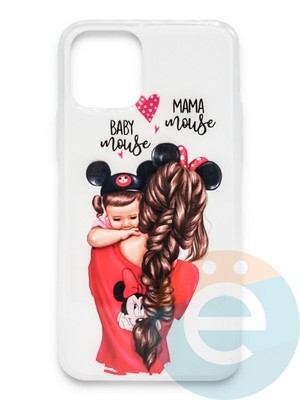 Накладка силиконовая Girl Style для Apple Iphone 11 Pro Max Baby Mama - фото 37160