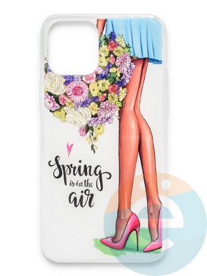 Накладка силиконовая Girl Style для Apple Iphone 11 Spring Air - фото 37151