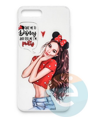Накладка силиконовая Girl Style для Apple Iphone 6/6s I Am Pretty - фото 37145