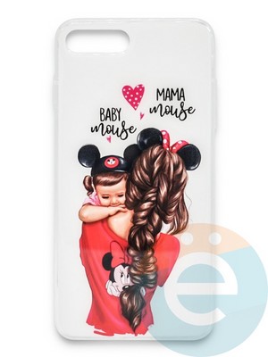 Накладка силиконовая Girl Style для Apple Iphone 6/6s Baby Mama - фото 37146