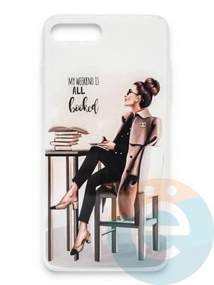 Накладка силиконовая Girl Style для Apple Iphone 6/6s All Booked - фото 37148