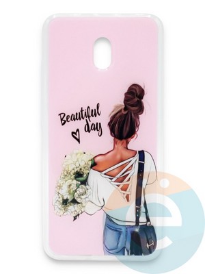 Накладка силиконовая Girl Style для Xiaomi Redmi 8A Beautiful Day - фото 37178