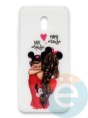 Накладка силиконовая Girl Style для Xiaomi Redmi 8A Baby Mama - фото 37181