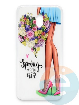 Накладка силиконовая Girl Style для Xiaomi Redmi 8A Spring Air - фото 37182