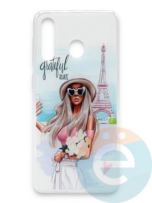 Накладка силиконовая Girl Style для Samsung Galaxy A30/A20 Paris - фото 37205