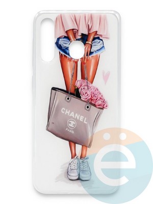 Накладка силиконовая Girl Style для Samsung Galaxy A30/A20 Flovers - фото 37206