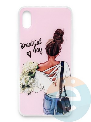 Накладка силиконовая Girl Style для Apple Iphone Xs Max Beautiful Day - фото 37217