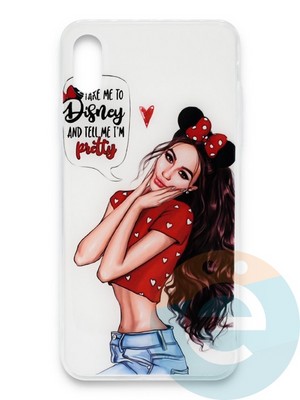 Накладка силиконовая Girl Style для Apple Iphone Xs Max I Am Pretty - фото 37219