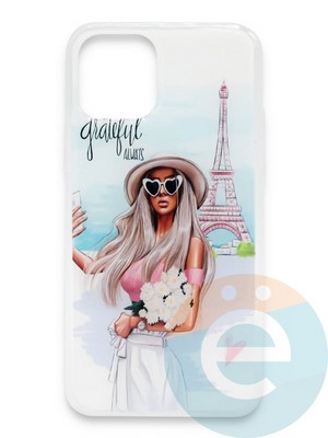 Накладка силиконовая Girl Style для Apple Iphone 11 Pro Paris - фото 37225