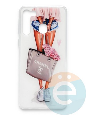 Накладка силиконовая Girl Style для Samsung Galaxy A21 Flovers - фото 37249