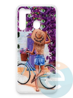 Накладка силиконовая Girl Style для Samsung Galaxy A21 ViewGoals - фото 37250