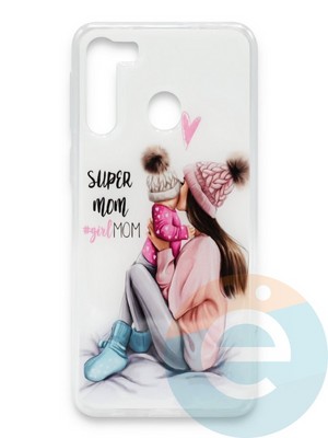 Накладка силиконовая Girl Style для Samsung Galaxy A21 Super Mom - фото 37252