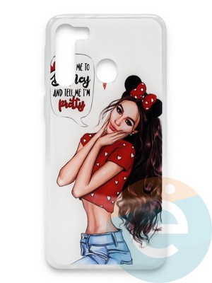 Накладка силиконовая Girl Style для Samsung Galaxy A21 I Am Pretty - фото 37253