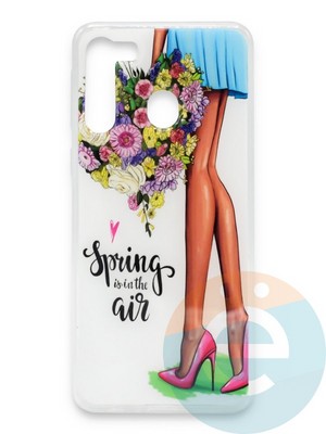 Накладка силиконовая Girl Style для Samsung Galaxy A21 Spring air - фото 37255