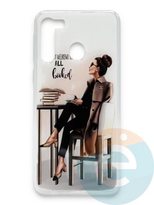 Накладка силиконовая Girl Style для Samsung Galaxy A21 All booked - фото 37256