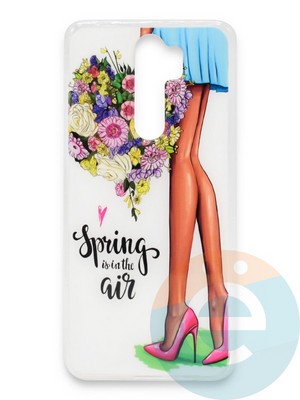 Накладка силиконовая Girl Style для Xiaomi Redmi Note 8 Pro Spring Air - фото 37265